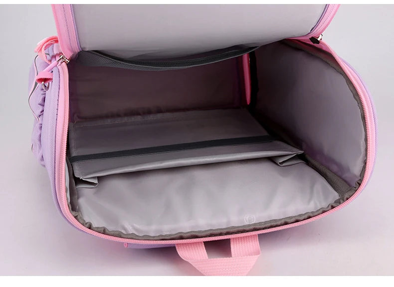 Girls Unicorn School Backpack – Waterproof, Cute Pink Kids Schoolbag for Kindergarten & Elementary Students