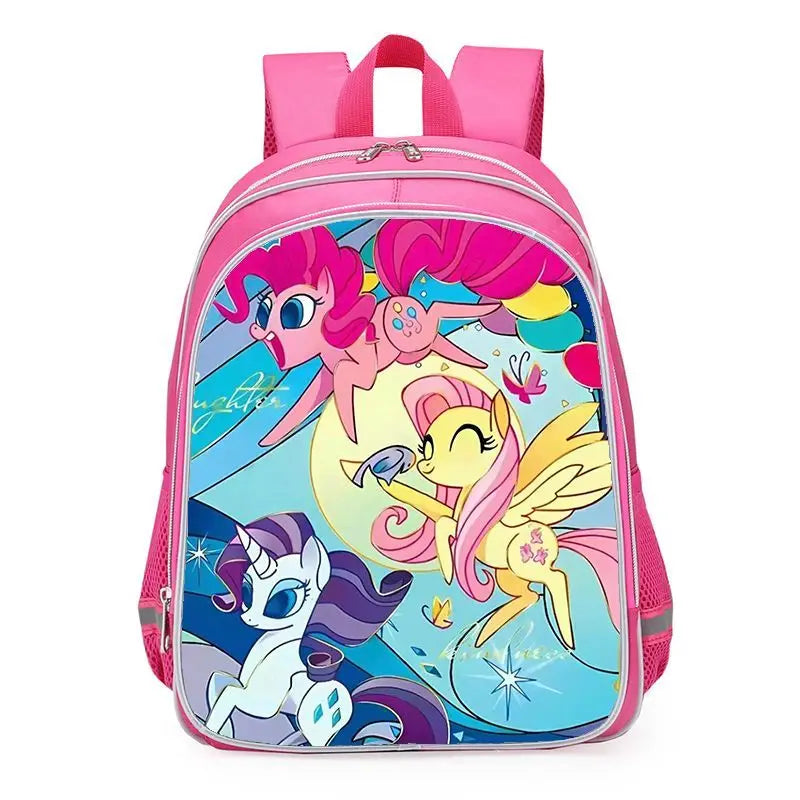 My Little Pony Unicorn School Backpack – Cute Twilight Sparkle Bag for Girls, Kindergarten & Primary Students (Grades 1–6)