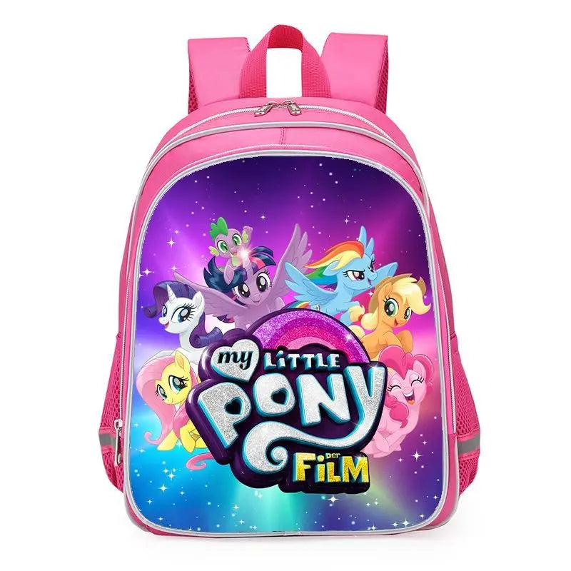 My Little Pony Unicorn School Backpack – Cute Twilight Sparkle Bag for Girls, Kindergarten & Primary Students (Grades 1–6)