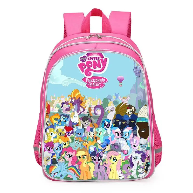 My Little Pony Unicorn School Backpack – Cute Twilight Sparkle Bag for Girls, Kindergarten & Primary Students (Grades 1–6)
