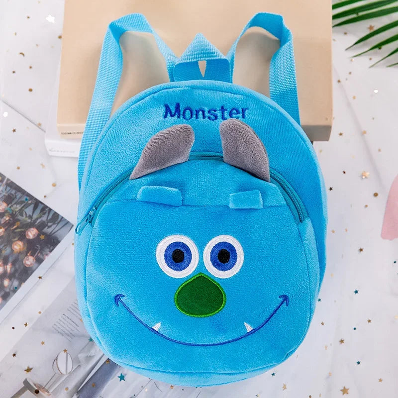 Disney Plush Backpack – Avengers, Spider-Man, Mickey, Minnie, Winnie the Pooh & Stitch Kids School Bag | Cute Birthday Gift