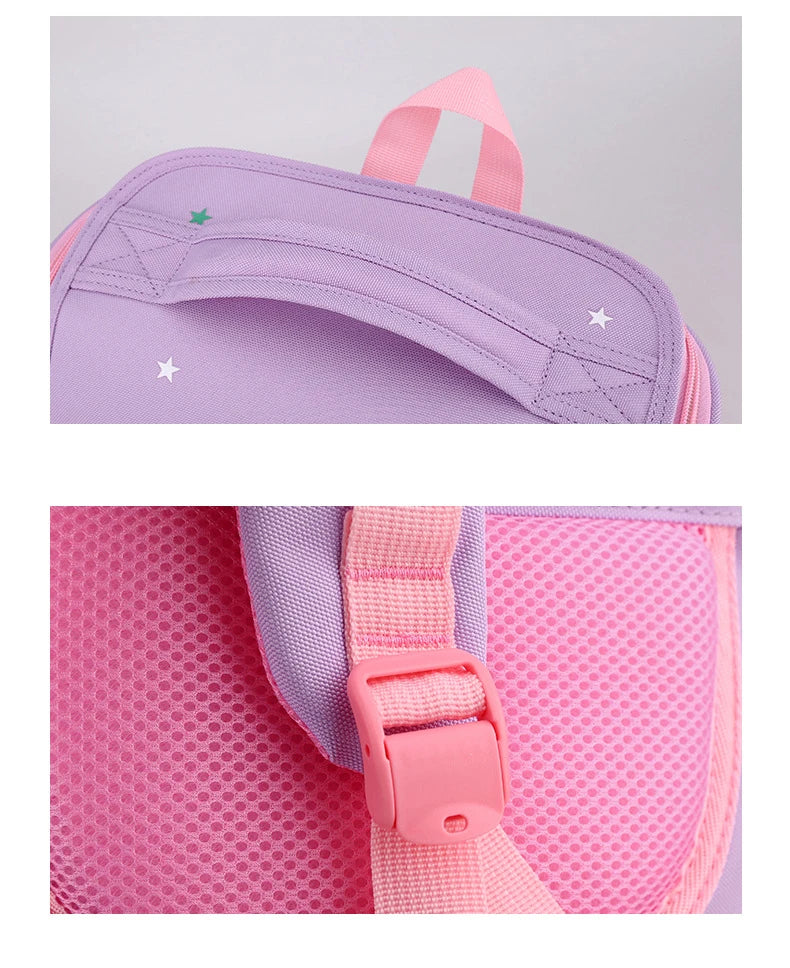 Girls Unicorn School Backpack – Waterproof, Cute Pink Kids Schoolbag for Kindergarten & Elementary Students