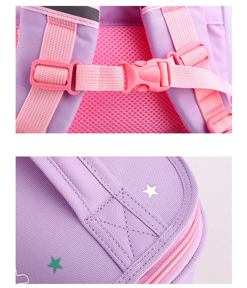 Girls Unicorn School Backpack – Waterproof, Cute Pink Kids Schoolbag for Kindergarten & Elementary Students