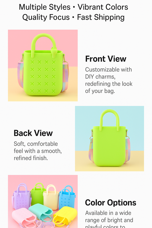 Kawaii Cartoon Mini Crossbody Handbag – Cute Anime Character Shoulder Bag for Kids & Girls