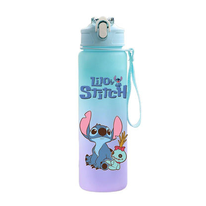 Disney Lilo & Stitch 750ML Water Bottle – Large Capacity Portable Cartoon Cup for Kids