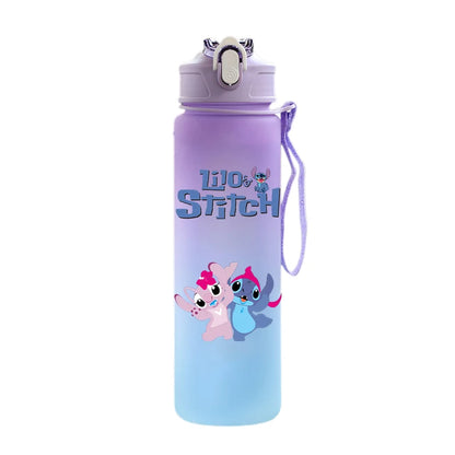 Disney Lilo & Stitch 750ML Water Bottle – Large Capacity Portable Cartoon Cup for Kids