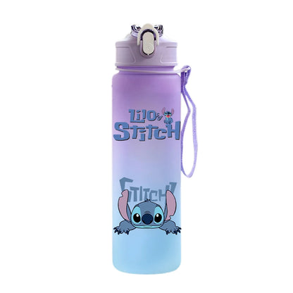 Disney Lilo & Stitch 750ML Water Bottle – Large Capacity Portable Cartoon Cup for Kids