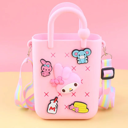 Kawaii Cartoon Mini Crossbody Handbag – Cute Anime Character Shoulder Bag for Kids & Girls