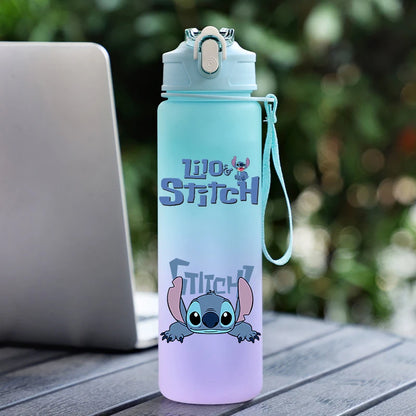 Disney Lilo & Stitch 750ML Water Bottle – Large Capacity Portable Cartoon Cup for Kids