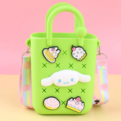 Kawaii Cartoon Mini Crossbody Handbag – Cute Anime Character Shoulder Bag for Kids & Girls