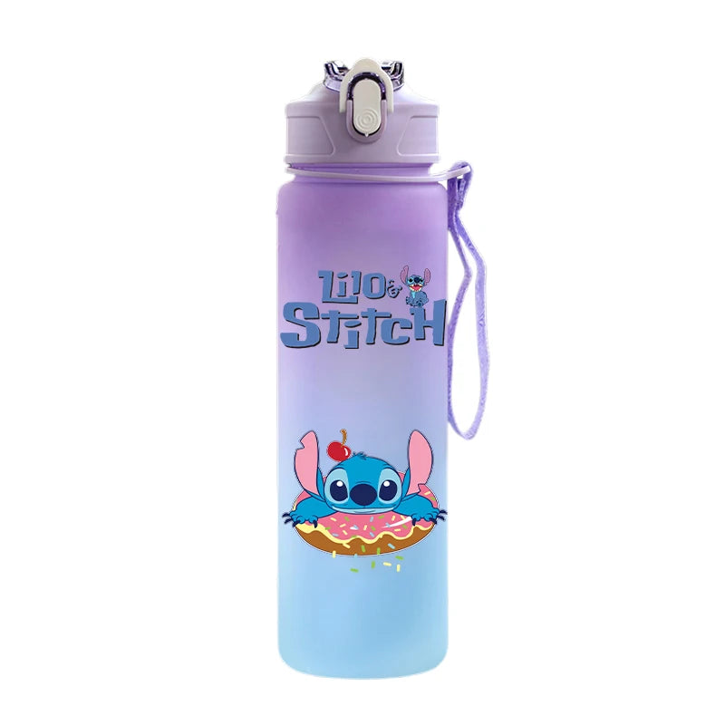 Disney Lilo & Stitch 750ML Water Bottle – Large Capacity Portable Cartoon Cup for Kids