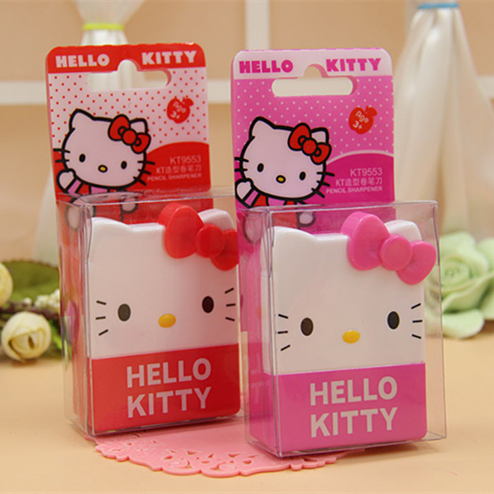 Hello Kitty Cartoon Mini Pencil Sharpener – Cute Kids Student School Supplies & Gift