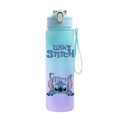 Disney Lilo & Stitch 750ML Water Bottle – Large Capacity Portable Cartoon Cup for Kids