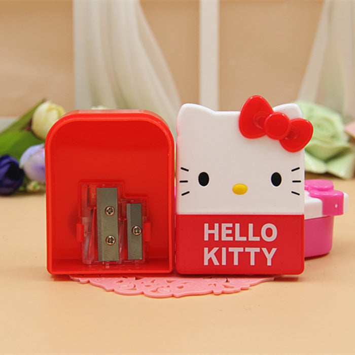 Hello Kitty Cartoon Mini Pencil Sharpener – Cute Kids Student School Supplies & Gift