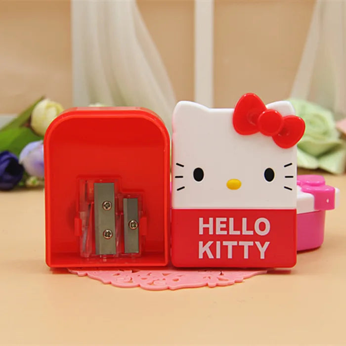 Hello Kitty Cartoon Mini Pencil Sharpener – Cute Kids Student School Supplies & Gift