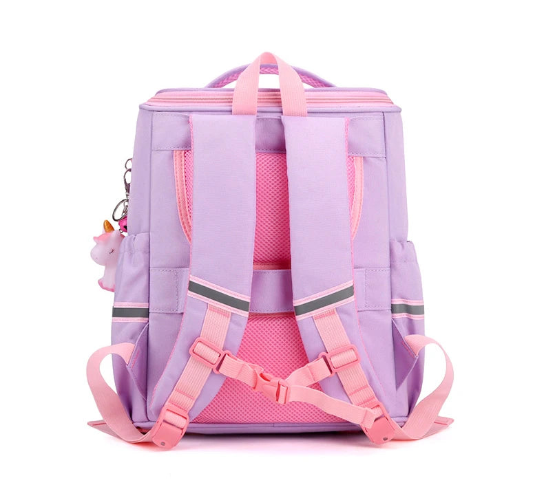 Girls Unicorn School Backpack – Waterproof, Cute Pink Kids Schoolbag for Kindergarten & Elementary Students