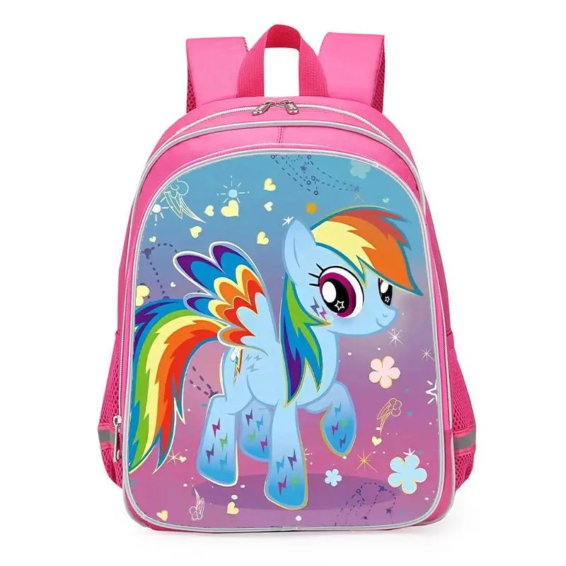 My Little Pony Unicorn School Backpack – Cute Twilight Sparkle Bag for Girls, Kindergarten & Primary Students (Grades 1–6)