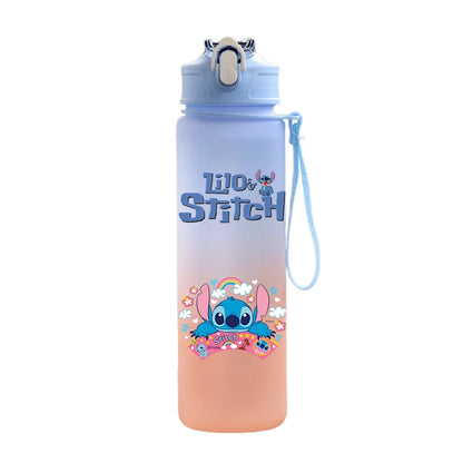 Disney Lilo & Stitch 750ML Water Bottle – Large Capacity Portable Cartoon Cup for Kids