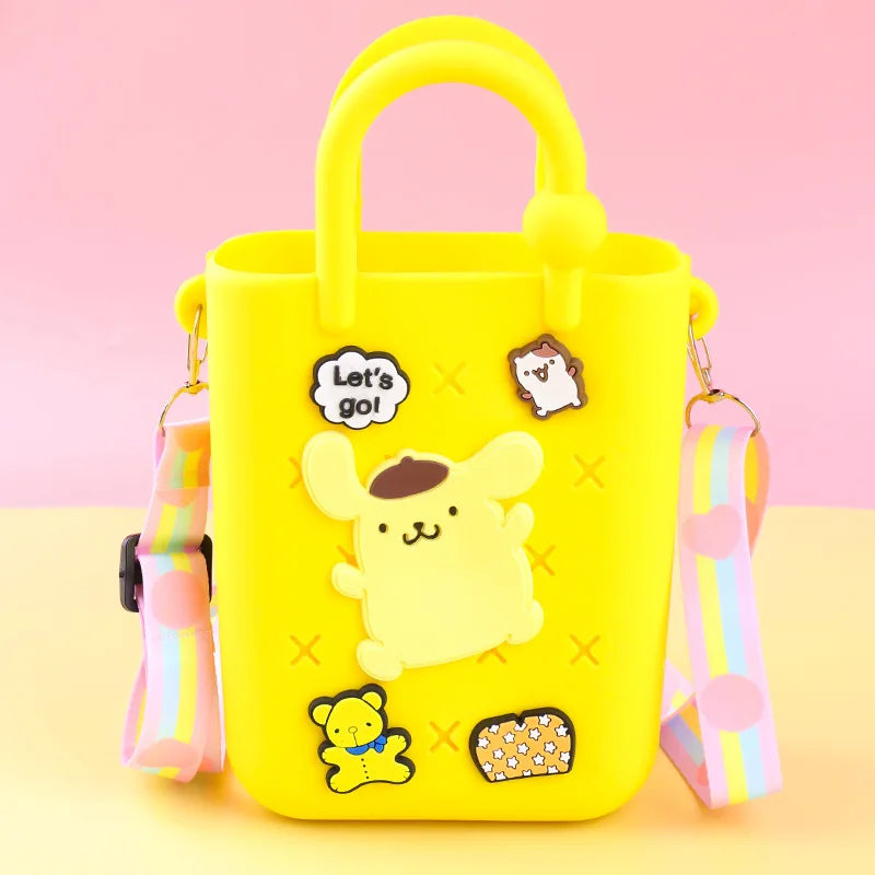 Kawaii Cartoon Mini Crossbody Handbag – Cute Anime Character Shoulder Bag for Kids & Girls