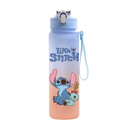 Disney Lilo & Stitch 750ML Water Bottle – Large Capacity Portable Cartoon Cup for Kids