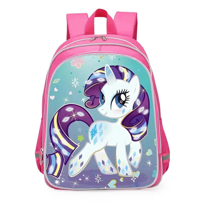 My Little Pony Unicorn School Backpack – Cute Twilight Sparkle Bag for Girls, Kindergarten & Primary Students (Grades 1–6)