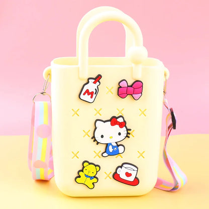 Kawaii Cartoon Mini Crossbody Handbag – Cute Anime Character Shoulder Bag for Kids & Girls