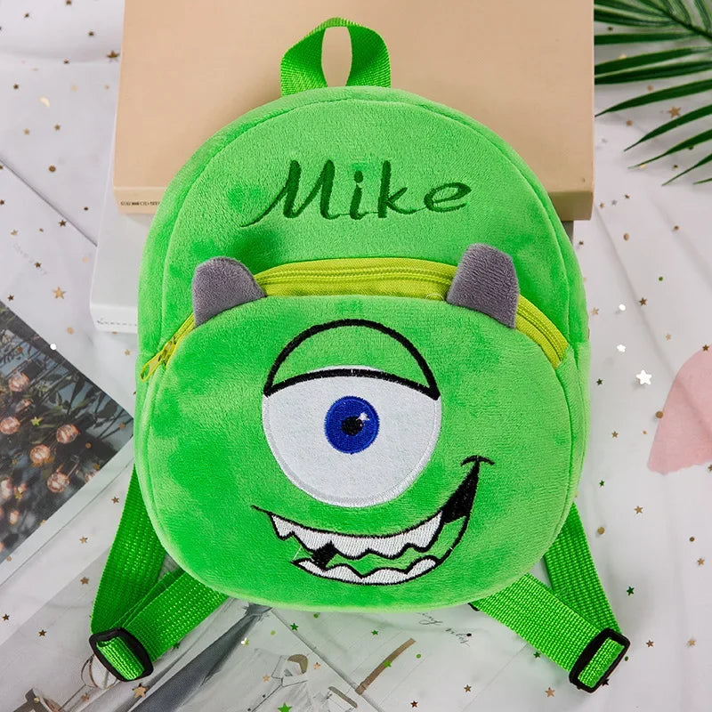 Disney Plush Backpack – Avengers, Spider-Man, Mickey, Minnie, Winnie the Pooh & Stitch Kids School Bag | Cute Birthday Gift