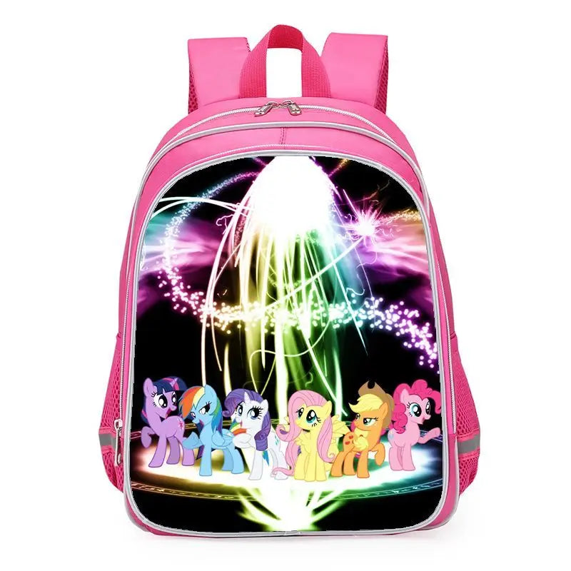 My Little Pony Unicorn School Backpack – Cute Twilight Sparkle Bag for Girls, Kindergarten & Primary Students (Grades 1–6)