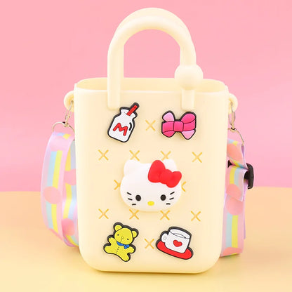 Kawaii Cartoon Mini Crossbody Handbag – Cute Anime Character Shoulder Bag for Kids & Girls