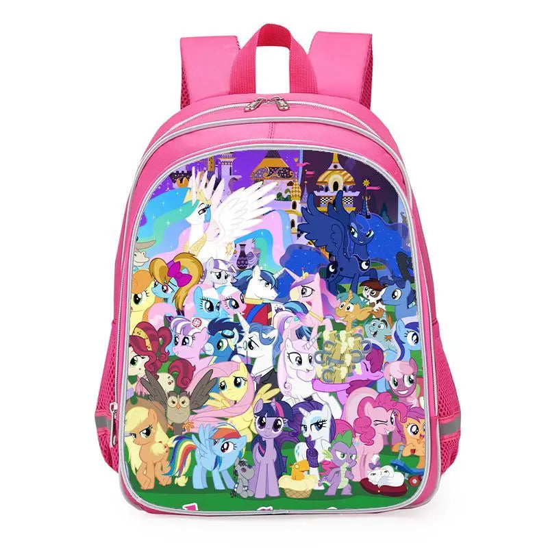 My Little Pony Unicorn School Backpack – Cute Twilight Sparkle Bag for Girls, Kindergarten & Primary Students (Grades 1–6)