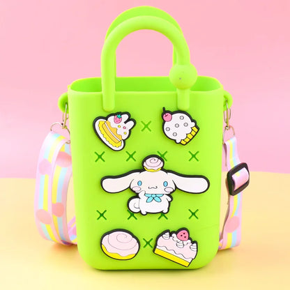 Kawaii Cartoon Mini Crossbody Handbag – Cute Anime Character Shoulder Bag for Kids & Girls