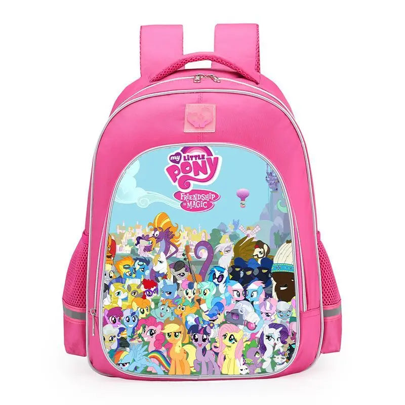My Little Pony Unicorn School Backpack – Cute Twilight Sparkle Bag for Girls, Kindergarten & Primary Students (Grades 1–6)