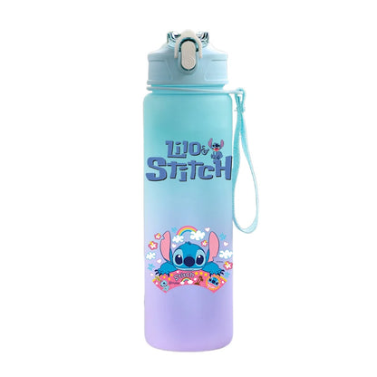 Disney Lilo & Stitch 750ML Water Bottle – Large Capacity Portable Cartoon Cup for Kids