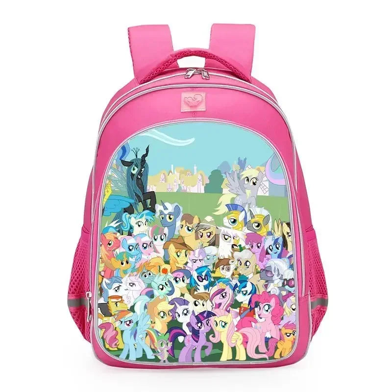 My Little Pony Unicorn School Backpack – Cute Twilight Sparkle Bag for Girls, Kindergarten & Primary Students (Grades 1–6)