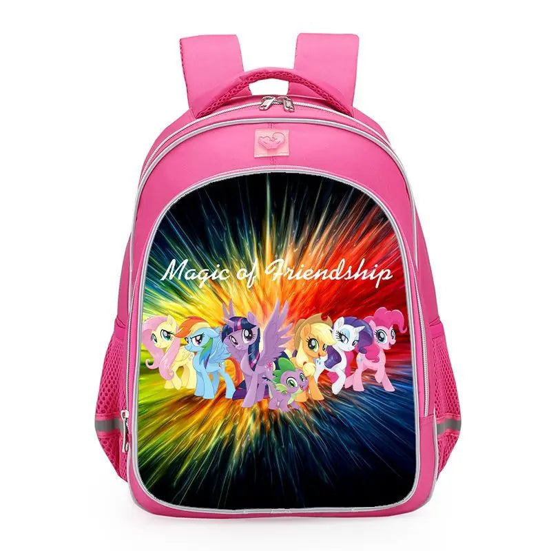 My Little Pony Unicorn School Backpack – Cute Twilight Sparkle Bag for Girls, Kindergarten & Primary Students (Grades 1–6)