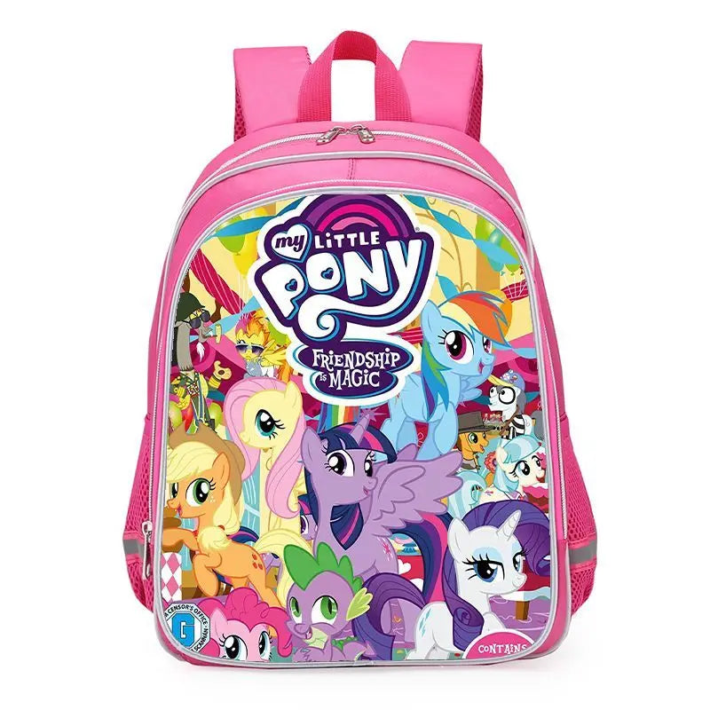 My Little Pony Unicorn School Backpack – Cute Twilight Sparkle Bag for Girls, Kindergarten & Primary Students (Grades 1–6)
