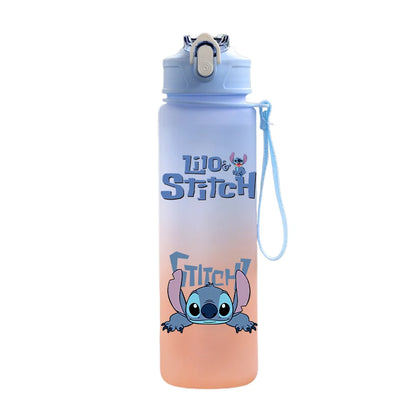 Disney Lilo & Stitch 750ML Water Bottle – Large Capacity Portable Cartoon Cup for Kids