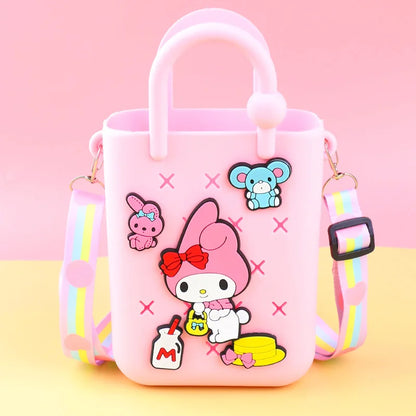 Kawaii Cartoon Mini Crossbody Handbag – Cute Anime Character Shoulder Bag for Kids & Girls
