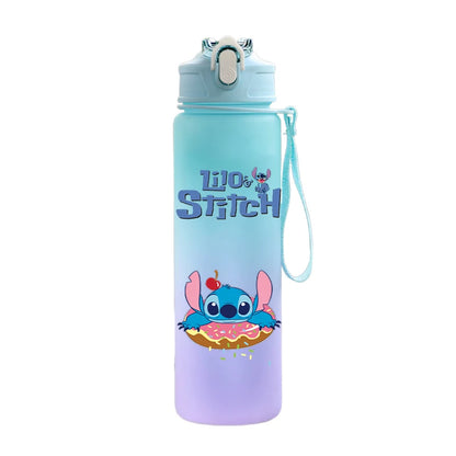Disney Lilo & Stitch 750ML Water Bottle – Large Capacity Portable Cartoon Cup for Kids