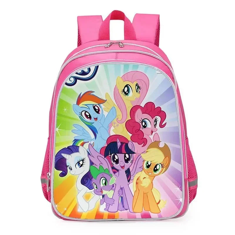 My Little Pony Unicorn School Backpack – Cute Twilight Sparkle Bag for Girls, Kindergarten & Primary Students (Grades 1–6)