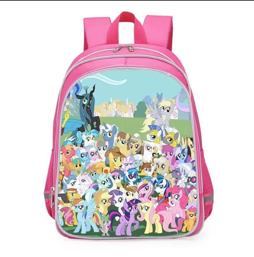 My Little Pony Unicorn School Backpack – Cute Twilight Sparkle Bag for Girls, Kindergarten & Primary Students (Grades 1–6)