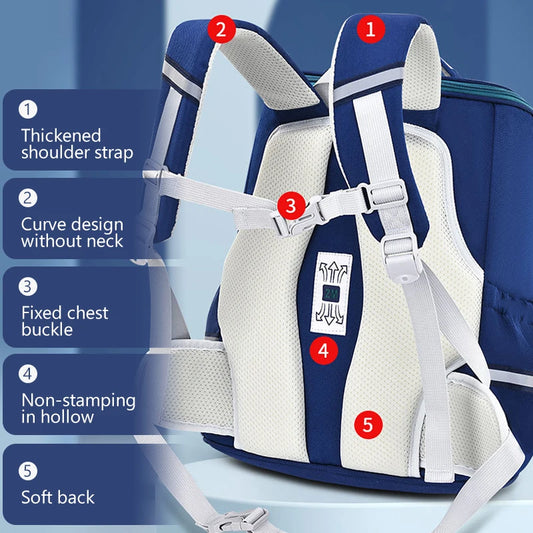 British Style Kids School Backpack